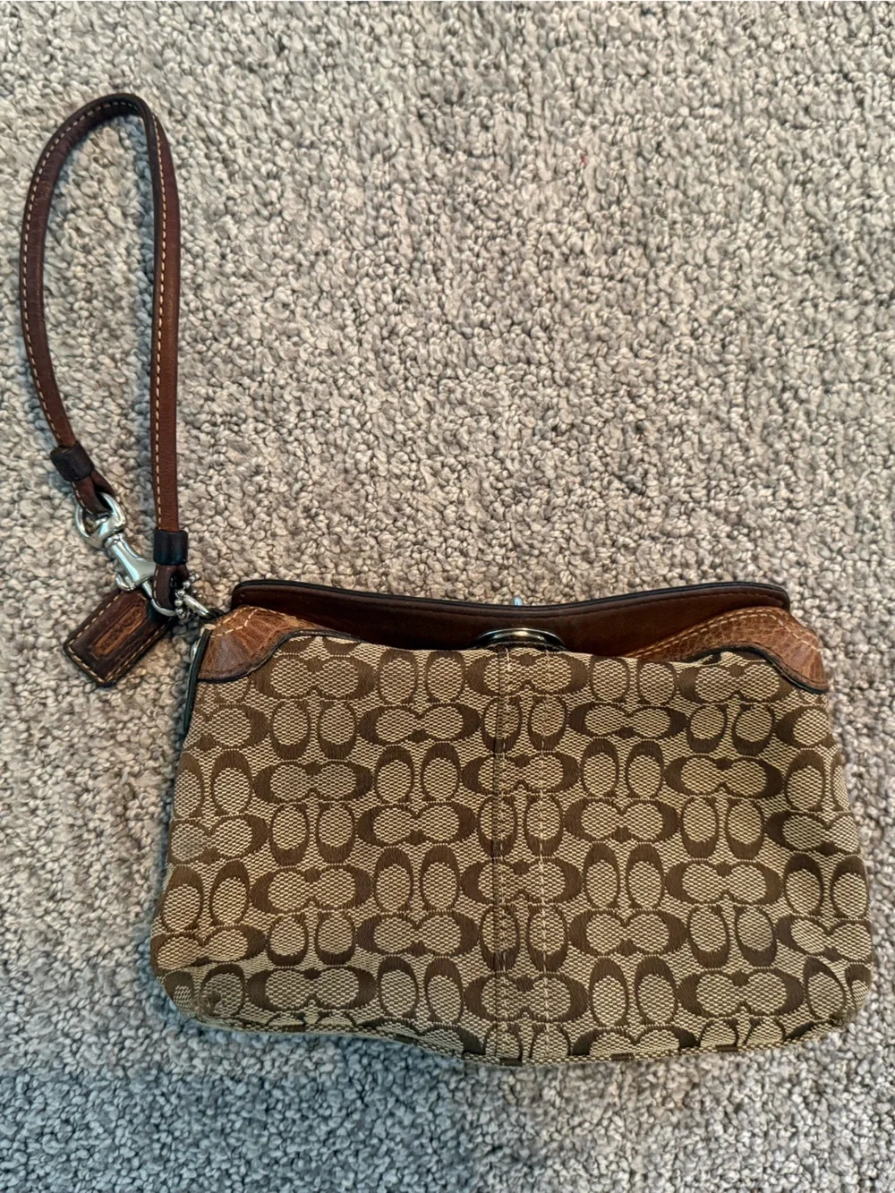 Coach compact wristlet